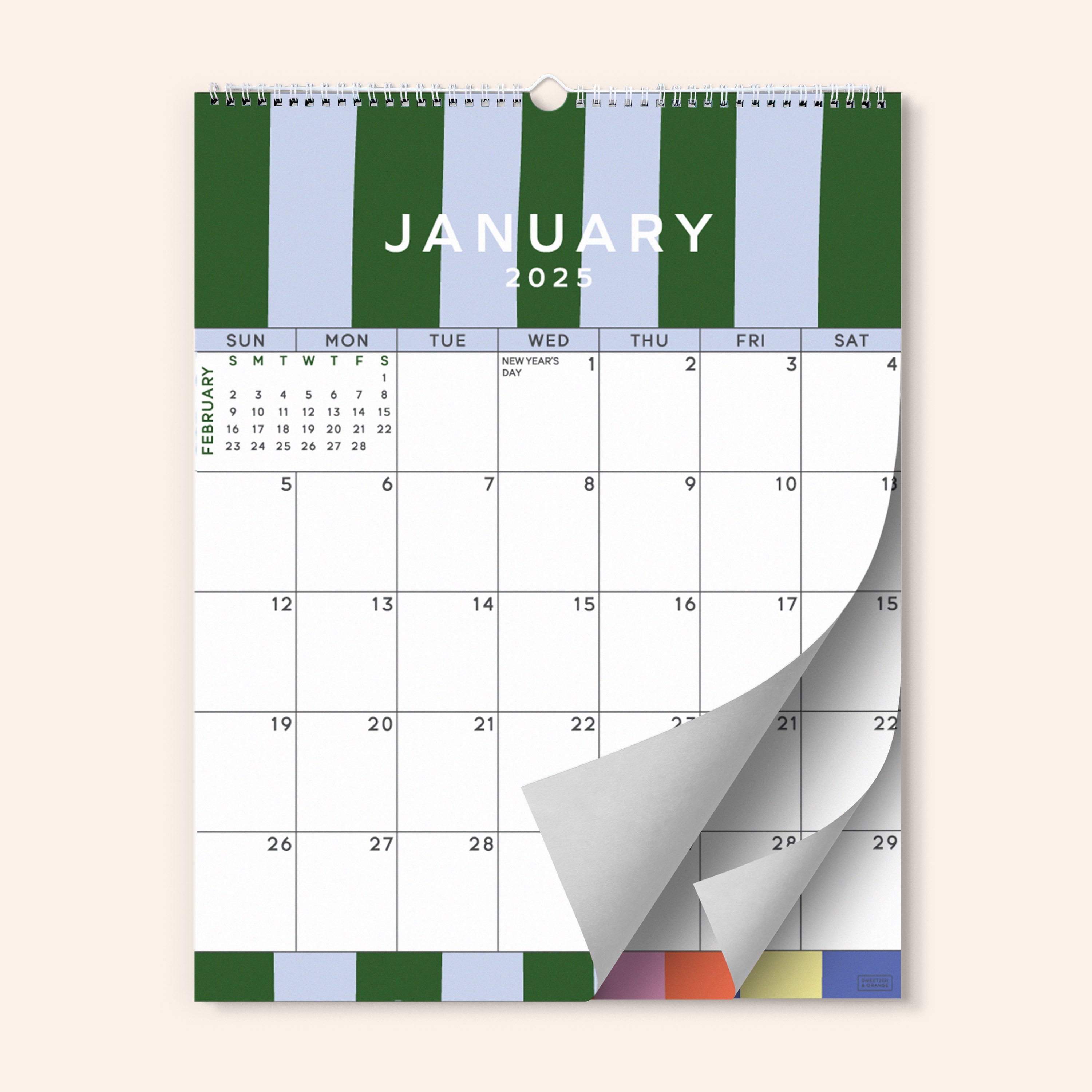 Palm Beach Wall Calendar--Jan 2025 - June 2026