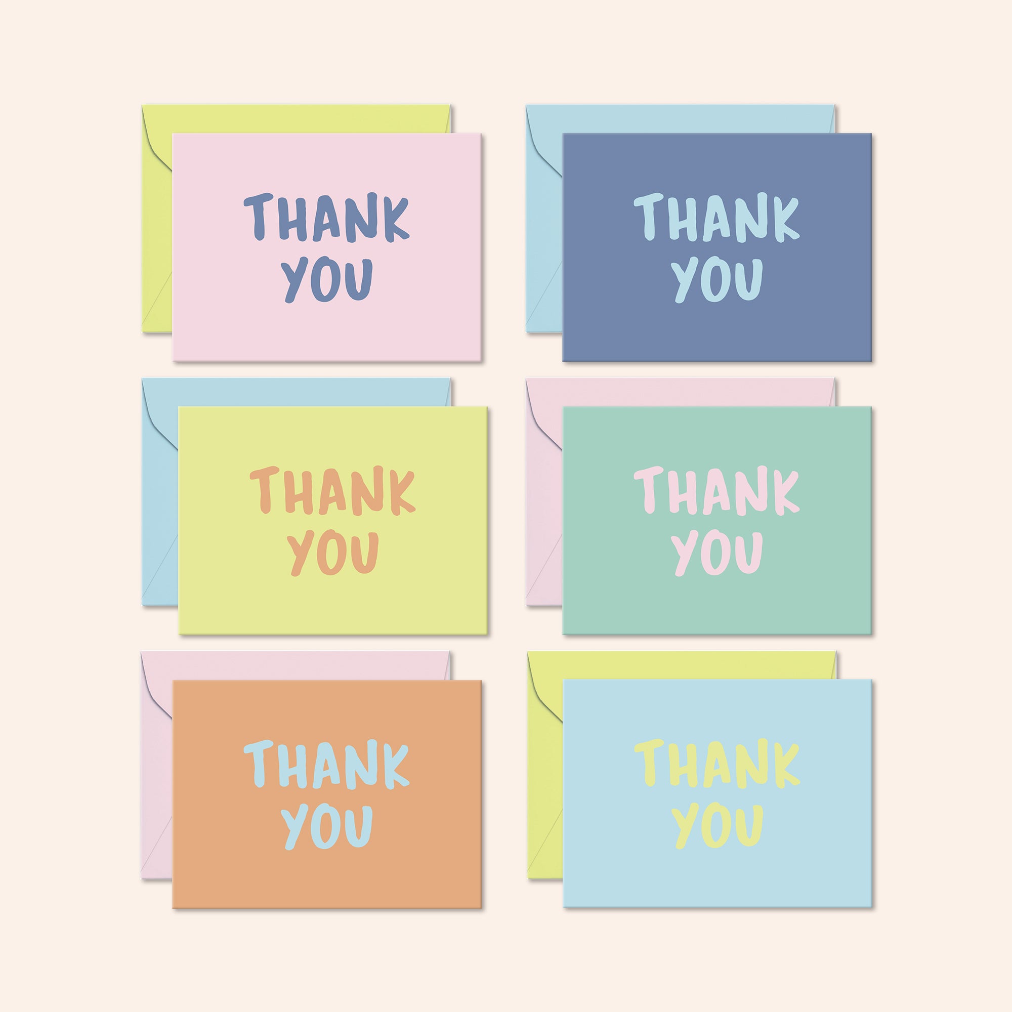 Jelly Bean Thank You Cards