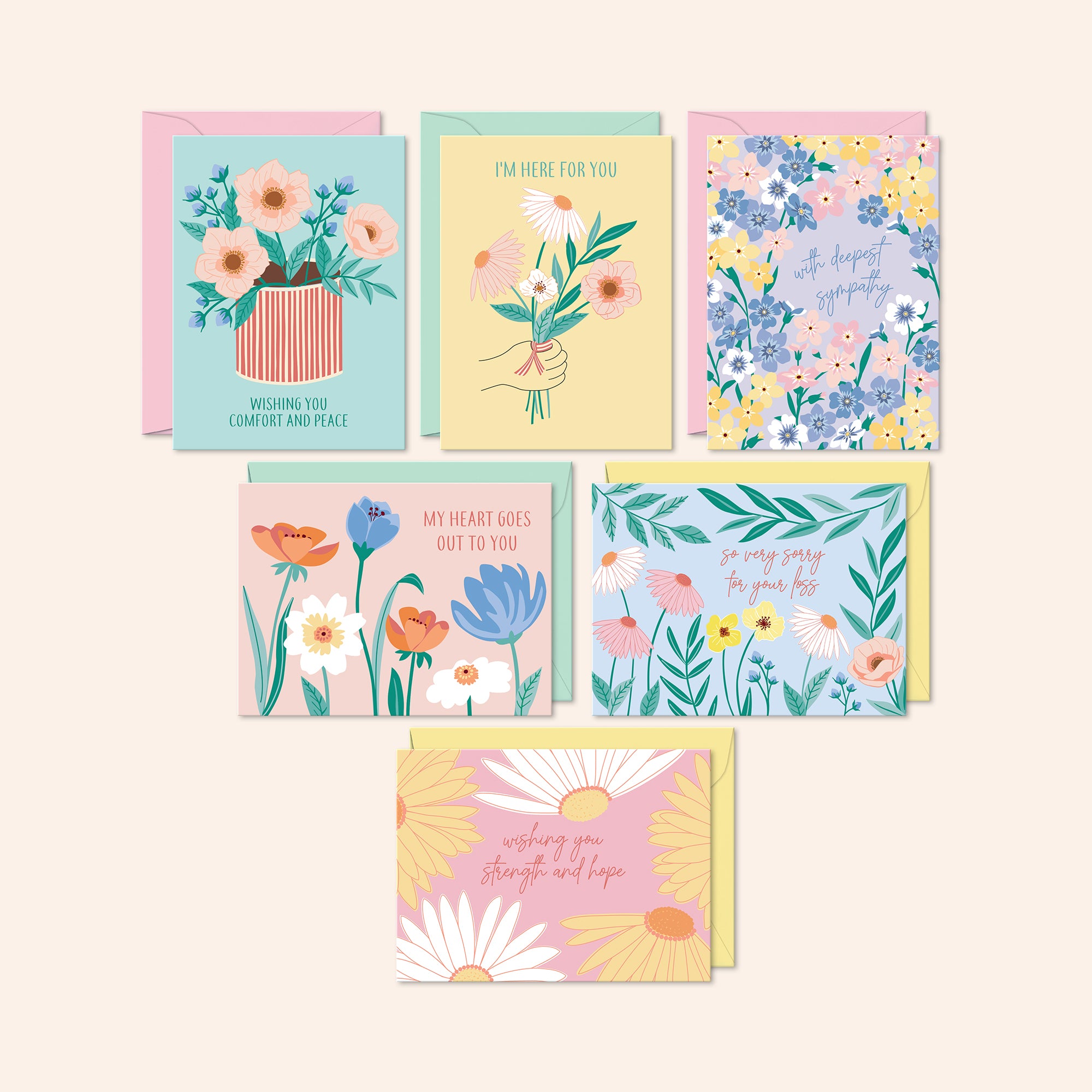 Set of 24 Sympathy Cards