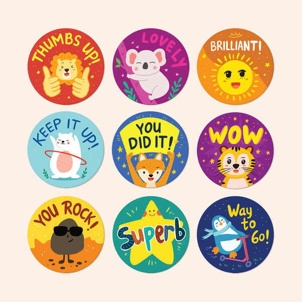 Superb Reward Stickers – Sweetzer & Orange