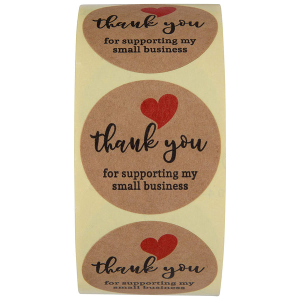 Business stickers - Thank you for supporting my small business