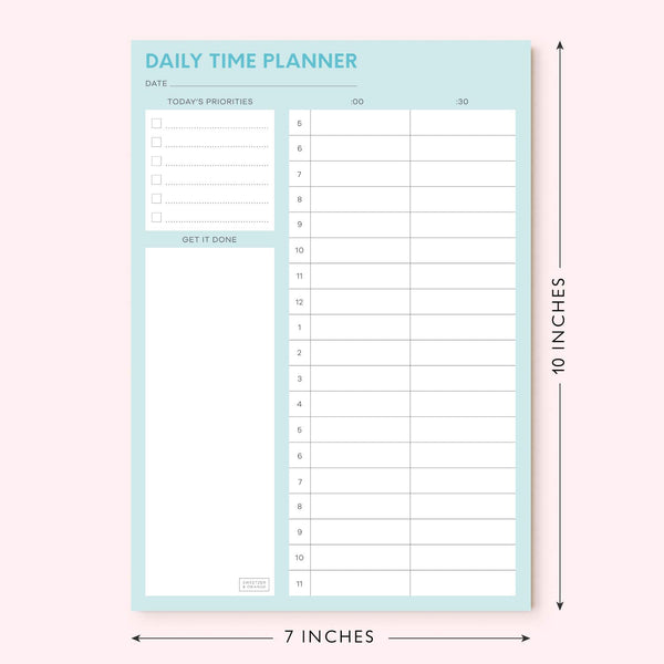  Sweetzer & Orange Today Is My Day Daily Planner Notepad.  Undated Planner, Daily Agenda, Focus, and To Do List Pad with Daily  Checklist. 52 Day Planner Calendar Pages, 7x10 Organizer