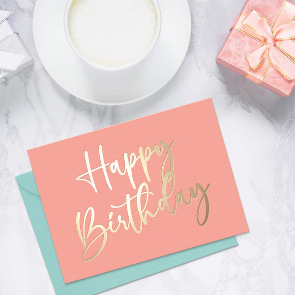 Text Birthday Cards | Set of 24 – Sweetzer & Orange