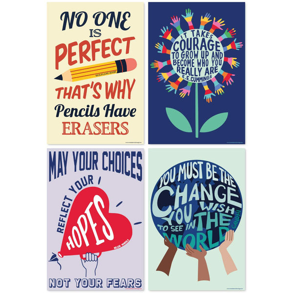 Growth Mindset Poster Set – Sweetzer & Orange